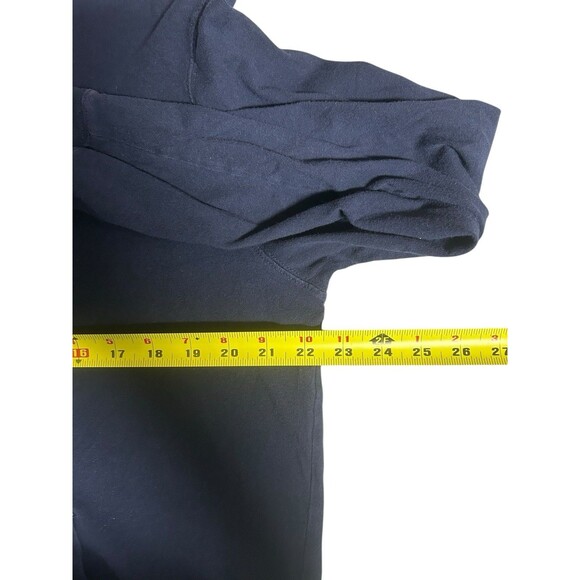 American Eagle Hoodie Sweatshirt Mens Medium Navy Blue USA Drawstring Casual - Picture 6 of 7